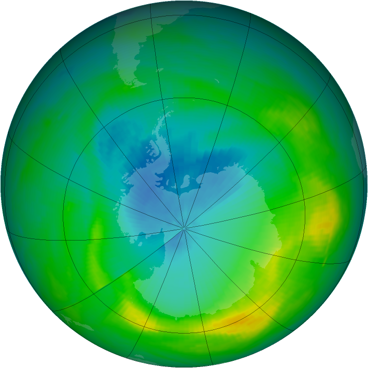 Ozone Map 1980-11-10